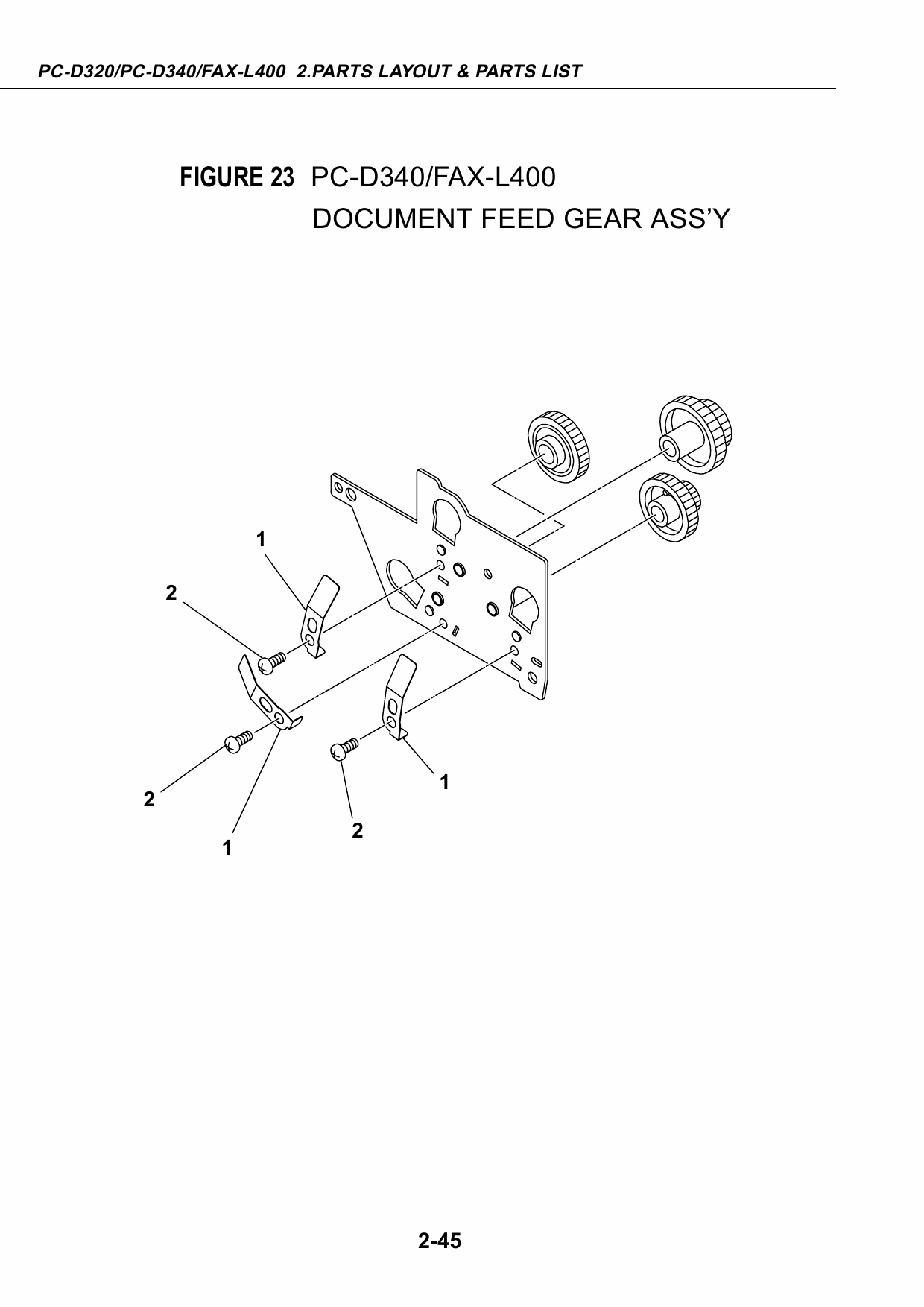 Canon FAX L400 Parts Catalog Manual-2